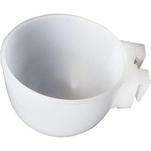 Legendog 1pc Parrot Food Feeder Plastic Bird Cage Cup Parrot Feeding Cage Cup Hanging Cup Feeder Pet Supplies Random Color