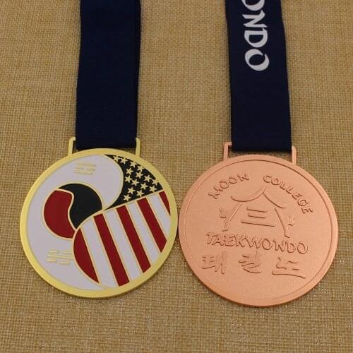 Round Plating Copper Medal Judo Metal Medal with Best Price