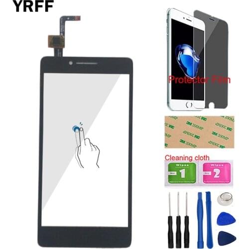 Mobile Touch Screen For Lenovo A6010 A 6010 Touch Sensor Panel Front Outer Glass Digitizer Repair Parts Tools Protector Film