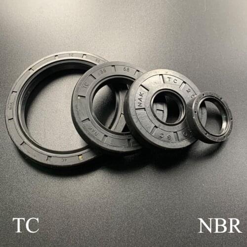 28*50*7/8/10 28x50x7/8/10 28*55*10 28x55x10 Nitrile Rubber NBR Double Lip Spring TC Ring Gasket Radial Shaft Skeleton Oil Seal