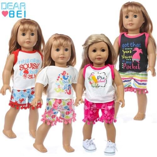 New suits for spring 2020 Fit For American Girl Doll 18 Inch Doll Clothes , Shoes are not included