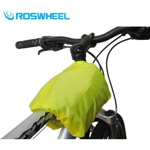 ROSWHEEL Cycling Bicycle Front Frame Bag Rainproof Cargo Cover for Bike Top Tube Bag Protection from Rain and Dust proof