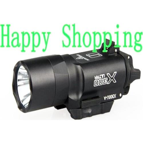 Tactical 1911 Pistol SF X300 Ultra Gun Light X300U 500 Lumens High Output Weapon Flashlight Fit 20mm Picatinny Weaver Rail