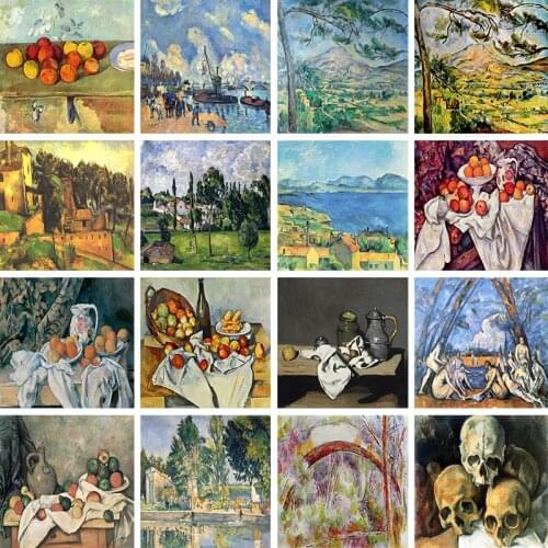 World Famous Impressionist Painter Paul Cezanne Series 5D Diamond Painting Art Full Drill Diamond Embroidery Mosaic Wall Decor