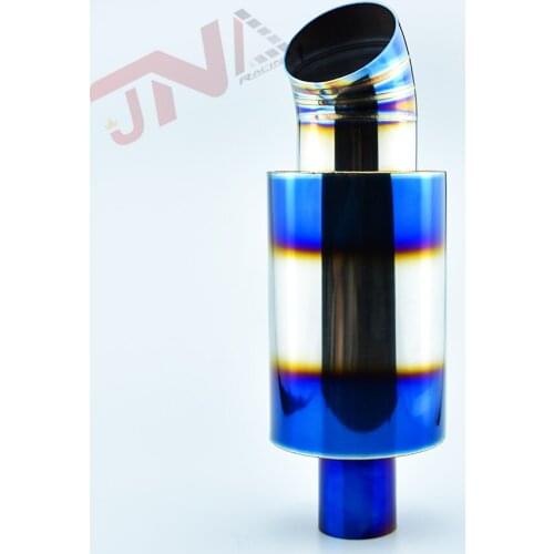 Stainless Steel Car Rear Exhaust Pipe for Auto Exhaust system 51 mm Titanium Muffler pipe