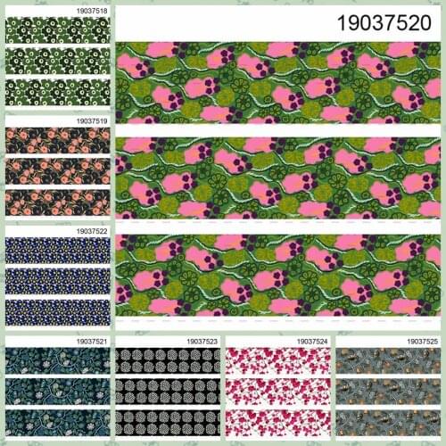 10yards -different sizes- new ribbon flowers pattern printed Grosgrain ribbon 19037518