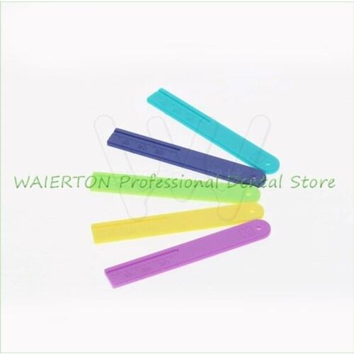 5pcs Endodontic Span Measure Dental Scale Gutta Percha Point Ruler