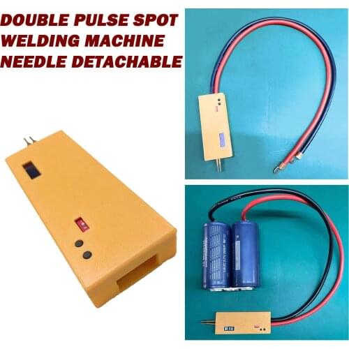 7000 mAh 8 Mos Handheld Spot Welder Automatic Trigger Double Pulse Spot Welding Machine 18650 lithium Battery Needle Detachable