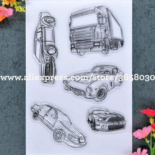Car Scrapbook DIY photo cards rubber stamp clear stamp transparent stamp 15x22cm 8101554
