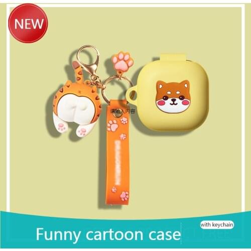 For OPPO Enco W51 Cartoon dog Wireless Bluetooth Earphone Case Charging box soft shockproof Cover For Oppo Enco W51 Cover