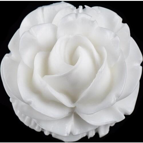 Big Rose Flower Shaped Silicone Press Mold Cake Decoration Fondant Cake 3D Food Grade Silicone Mould D002