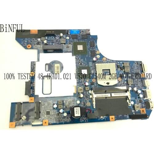 FAST SHIPPING. 100% TESTED 48.4PA01.021 V570 LAPTOP MOTHERBOARD FOR LENOVO V570 NOTEBOOKMAINBOARD.WITH GPU. COMPARE PLEASE
