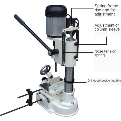 LIVTER Woodworking Tenoning Machine Industrial Square Hole Machine Multifunctional Hole Drilling Machine