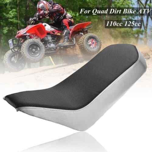 Dirt Bike ATV Style 4-Wheeler Racing 125cc PVC For Vinyl Quad 110cc Foam Seat Direct fits, does not need to modified