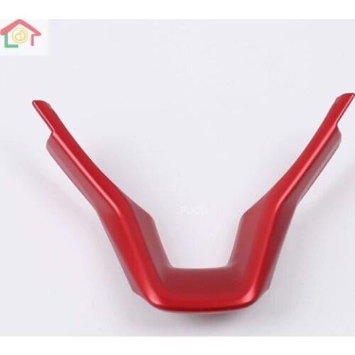 For Honda Accord 10th 2018 2019 Interior Styling ABS Carbon Fiber U type 6o'clock Direction Car Steering Wheel Cover Trim