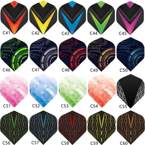 30Pcs Darts PET Dart Feather Dart Leaf Dart Wing Adult Soft Tip Dart Tail Wing Professional Tip Darts Accessories
