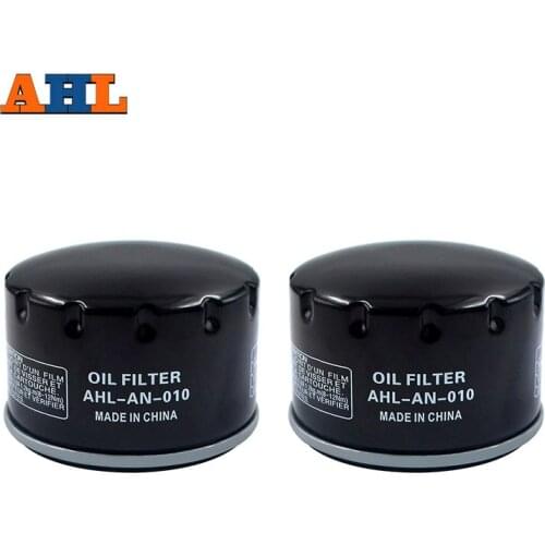 2PCS AHL Oil Filter For BMW F650GS F700GS F800GS F800GT F800ST F850GS K1200 K1300 GT / R / S RS R1200GS R1200R S1000RR S1000R