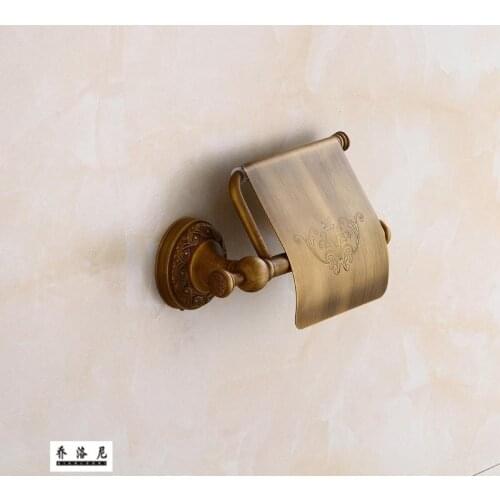 European style copper antique paper towel holder toilet paper holder antique bathroom hardware pendant antique paper towel paper