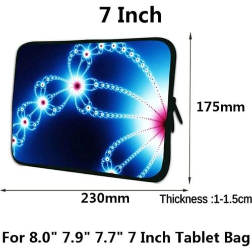 Women New Casual Soft Sleeve Tablet PC Accessories For e-Book iPad Mini 4 iPad Mini 5 7.9" 8.0" 7.7" 7 Inch Prints Netbook Shell