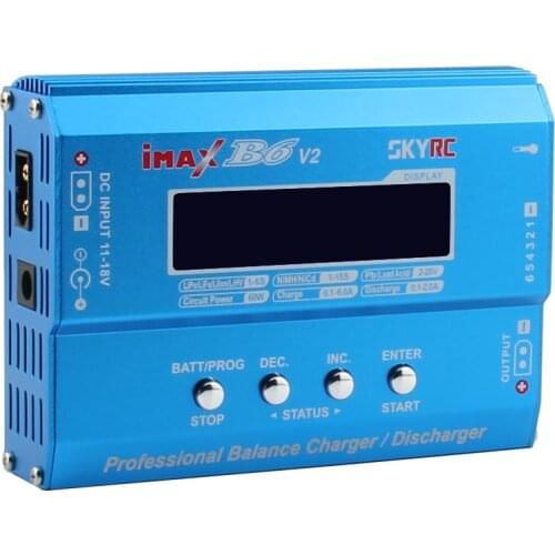 NEW SKYRC IMAX B6 V2 6A 60W Balance Charger Discharger For DJI Mavic TB4X NiMH NiCD LiHV NiCd PB Li-ion Battery Charger