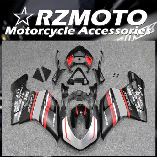 New ABS Injection Mold Full Fairings Kit Fit for Ducati 848 evo 1098 1198 2007 2008 2009 2010 2011 2012 black white