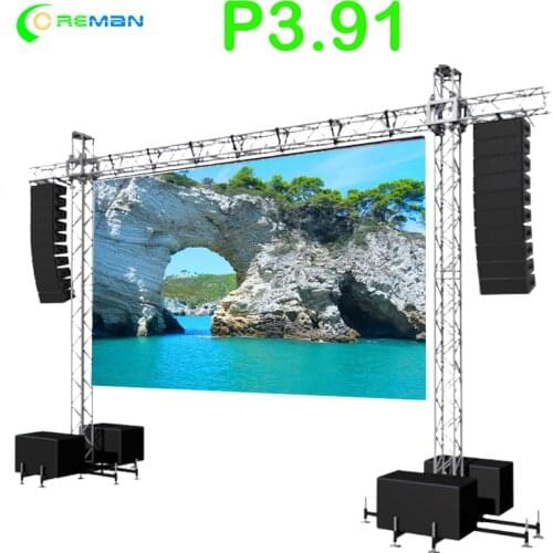 P3.91 Full Color Indoor LED Display wall 500*500mm , P3.91 LED Panel , P3.91 LED Screen Panel 1/16 Scan
