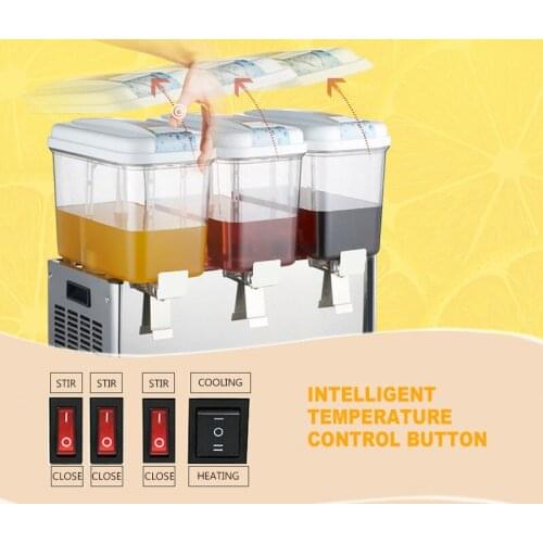 Commercial Juicer Beverage Machine Self-mixing Machine Double Temperature Tea Machine Hot And Cold Drink Making Machine LPYJ18X3