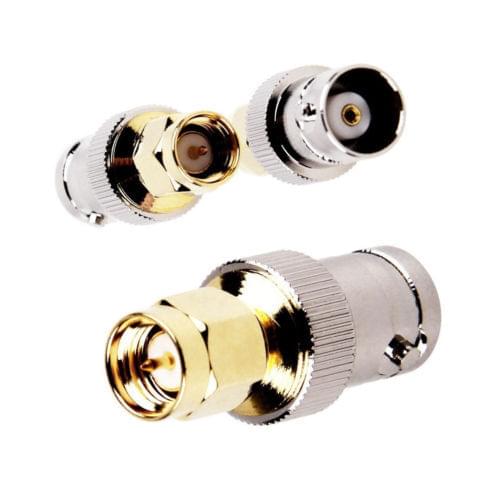RF Coax Coaxial SMA Male Plug to BNC Female M/F Radio Antenna Contor Adapter