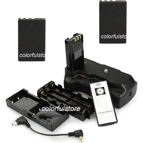 Battery Handle Hand Grip Holder 2-Step Vertical Shutter For Nikon D40 D40x D60 D3000 D5000 Camera+Remote Control+2x EN-EL9 ENEL9