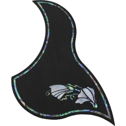 Self Adhesive Acoustic Guitar Pickguard Custom Pick Guards Scratch Plate, Morning Glory Pattern