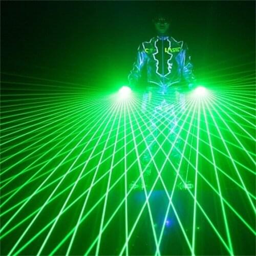 LED Laser Gloves Light Green Red Color finger lamps For DJ Club Stage dance Party Live Show decoration as Kids Birthday Toys