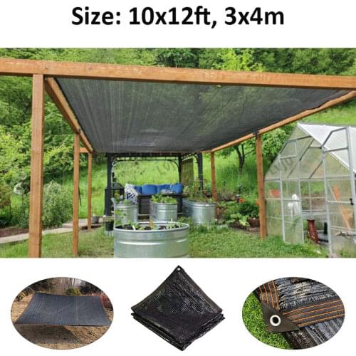 Lvju 10x12ft 3x4m Shade Net For Dump Truck Covers, Canopy/Patio Covers, Privacy Fences, Kennels, Construction Sites Barriers