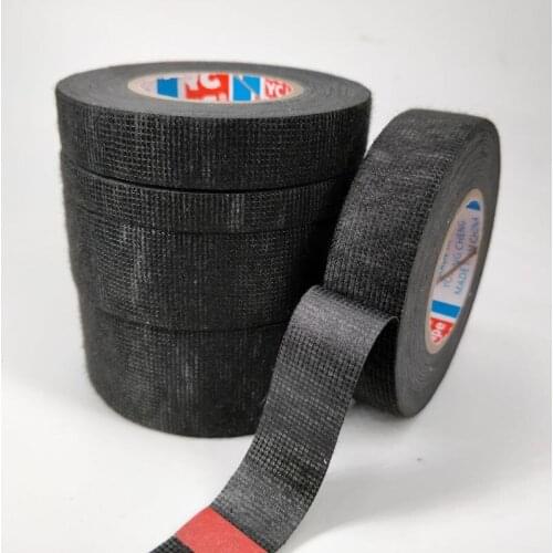 15 Meter Heat-resistant Flame Retardant Tape Adhesive Cloth Tape for Car Cable Harness Wiring Loom Protection Electrical Tape