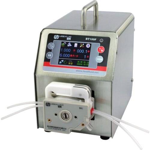 BT100F DG6-2 Intelligent Dispensing Dosing Filling Peristaltic Pump industry lab Tubing Pumps Precise 0.00016-26 ml/min