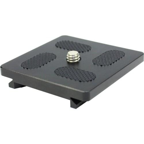 BGNING Aluminum Alloy Universal Quick Release Plate QR Plate with 1/4 Screw for KS1 KB1A KB1 KJ KB-0 QR-0 QR-1 KS Tripod Head