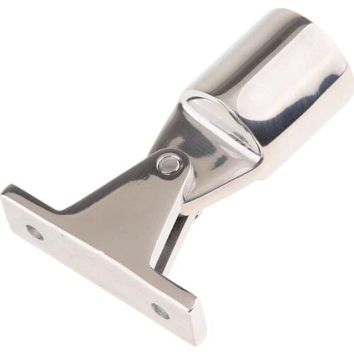 22mm 7/8 Eye End Bimini Top Cap Deck Hinge Full 316 Stainless Steel Fitting Hardware