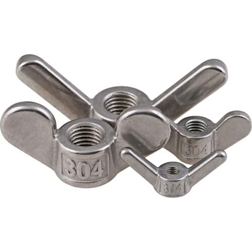 304 Stainless steel special-shaped hand Screw nut big ear butterfly nuts ram screw Nut Claw Nut M6 M8 M10 -M24