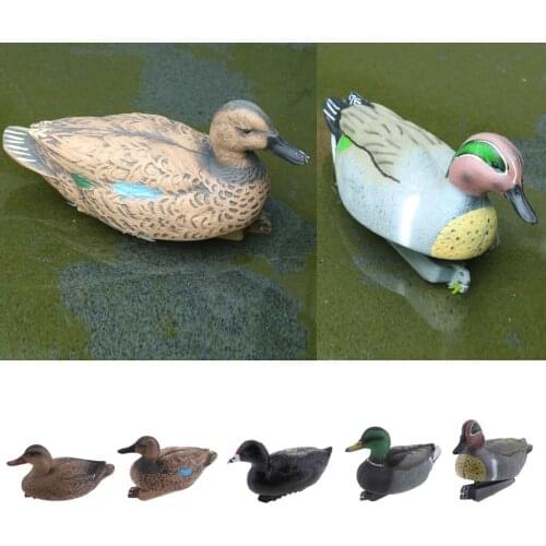 5 Options Plastic Duck Floating Decoy Hunting Bird Deterrent Repeller Weed Pest Scarer Scarecrow Lawn Sculpture Decoration