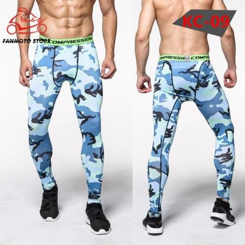 Motorbike Mens Camouflage trousers Gyms Fitness Workout Quick-dry Pants Male Summer Crossfit Casual Slim Skinny Casual Leggings