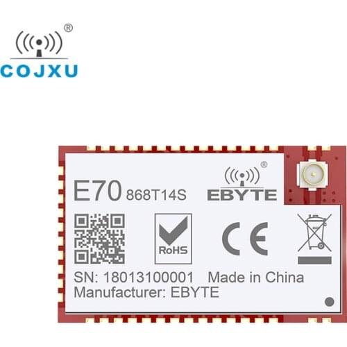 CC1310 IC 868MHz cojxu E70-868T14S IOT SMD rf Wireless uhf Module Transmitter and Receiver 868 MHz RF Module