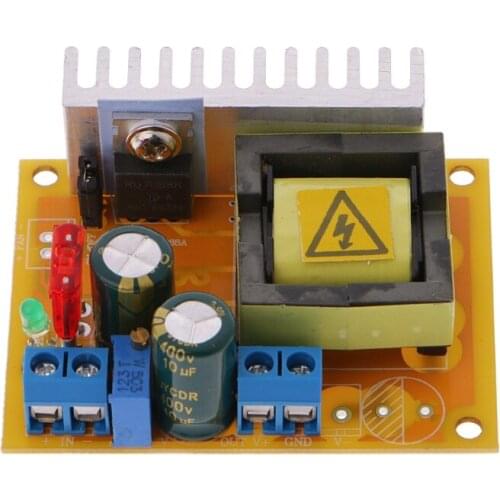 DC-DC 8~32V To 45~390V High Voltage Boost Converter ZVS Step-up Booster Module