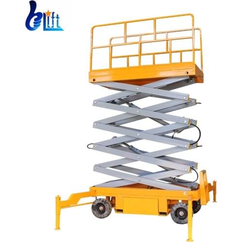 8M 10M Electric Man Lift Hydraulic Scissor Lift Pneumatic Lift
