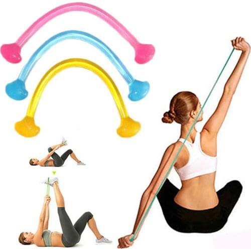 HOT Yoga Pilates Elastic Pull Rope Gym Fitness Workout Silicone Resistance Band Rubber Expander Elastic Bands Fitness with Bag