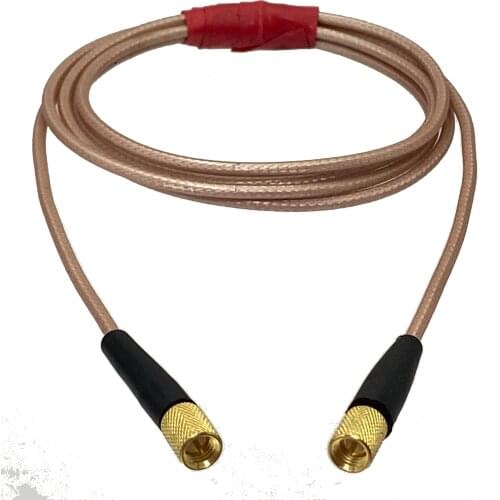 1Pcs RG316 Cable Equality Microdot L5 Male to Microdot L5 Male Plug for Ultrasonic Equipment Flaw Detector 3FT~10M