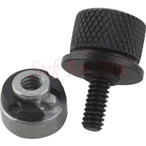 Black Billet Aluminum Nut Kit Seat Bolt Kit fits For Harley-Davidson Touring 1996-up