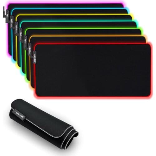 31.5"X 11.8" Non-Slip Rubber Base Large RGB Soft Gaming Mouse&Keyboard Pad&Mat