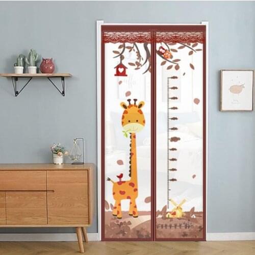 Anti-mosquito curtain magnetic screen door household self-installing screen window net sand self-adhesive magnet detachable