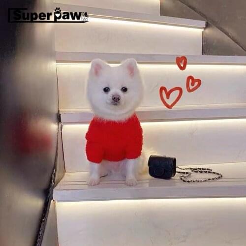 Fashion Dog Clothes Pet Puppy Sweater Hoodie French Bulldog Pug Teddy Jacket Coat for Dogs cat In Winter Keeping Warm GKC12