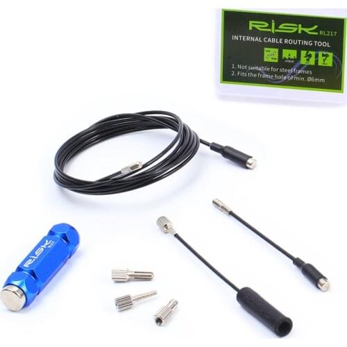 RISK Bicycle Internal Cable Routing Kit Tool MTB Road Bike Guide Magnet Bicycle Frames Shift Brake Inner Cable Hydraulic Hose