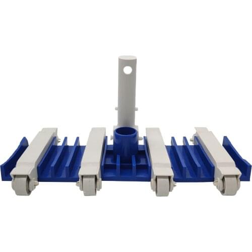 14 Inch Heavy Swimming Pool Vacuum Head with Wheels 14.96x7.48x2.75inch Suction Head Vacuum Brush Fountain Pool Cleaning Tool